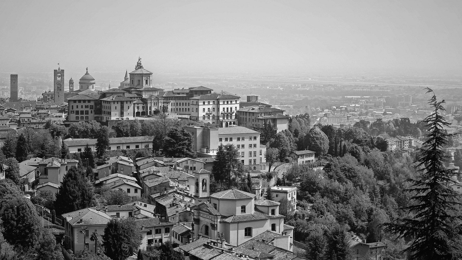 Hotel Le Funi vista città alta Bergamo